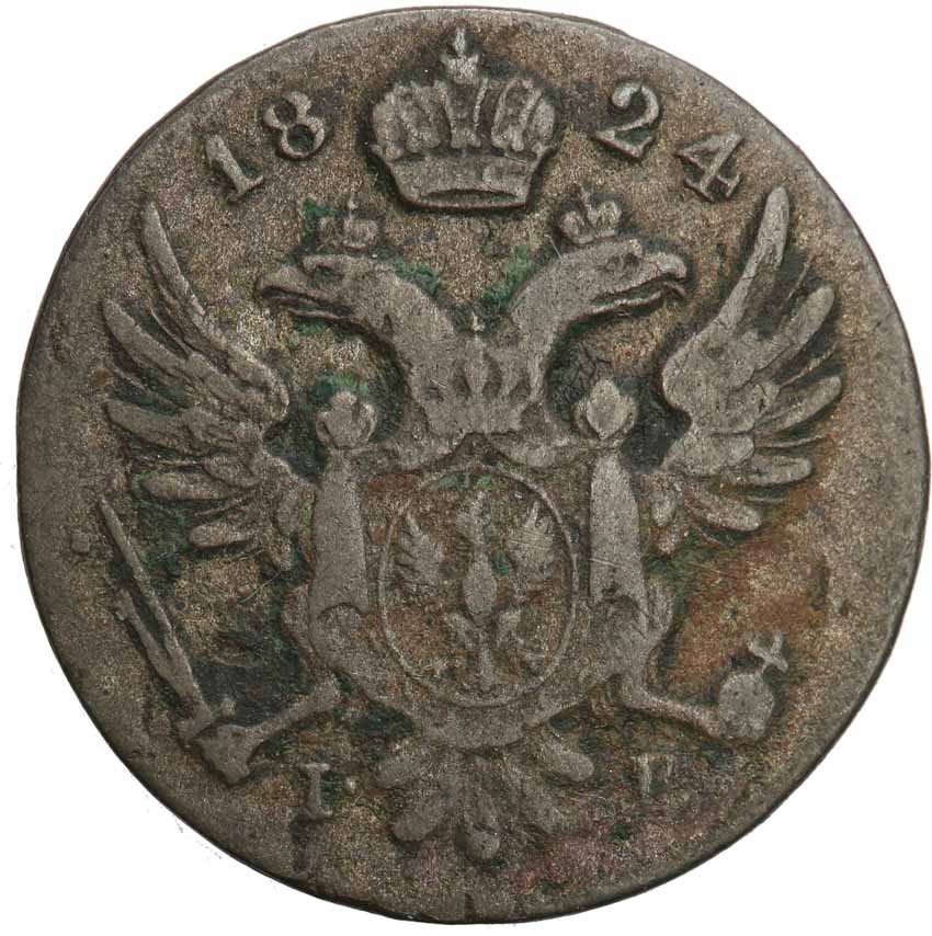Polska XIXw./Rosja, Aleksander l. 5 groszy 1824 IB, Warszawa